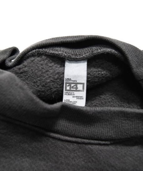 Los Angeles Apparel 14oz Crewneck Sweat Shirt Vintage Black