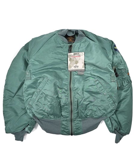 Deadstock Alpha MA-1 Flight Jacket Olive made in USA