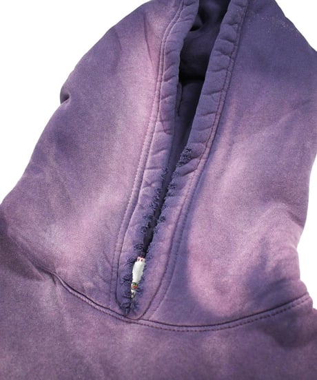 MOOJI MOOJI US Oversize Crop Hoodie Aged Purple