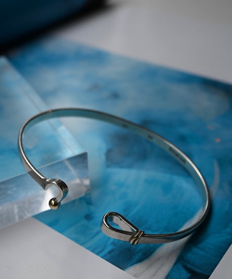 90's Tiffany Hook & Eye Bracelet 18K/Silver