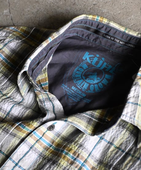 Used Kuhl S/S Plaid Shirt -1