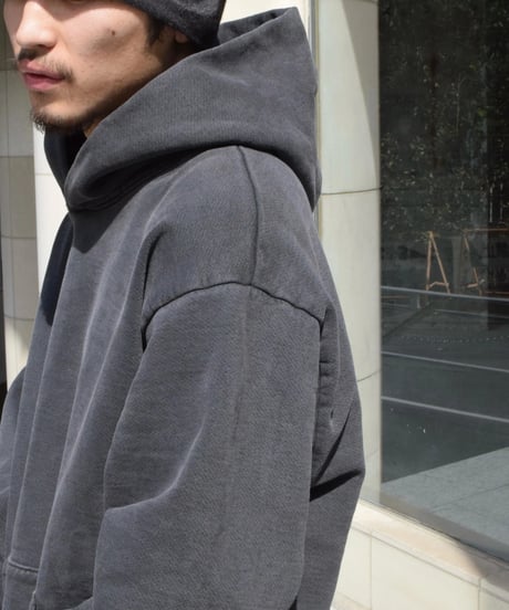 Los Angeles Apparel 14oz Sweat Hooded Pullover Vintage Black
