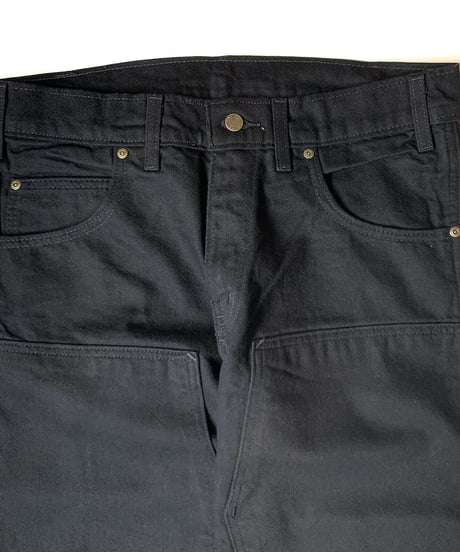 Prison Blues Double Knee Work Jean Black