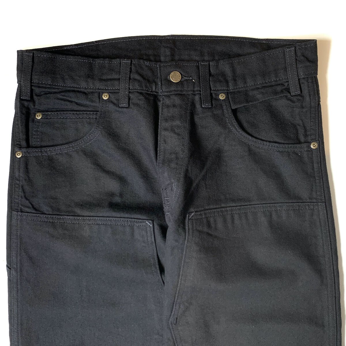 Prison Blues Double Knee Work Jean Black | COUNTER