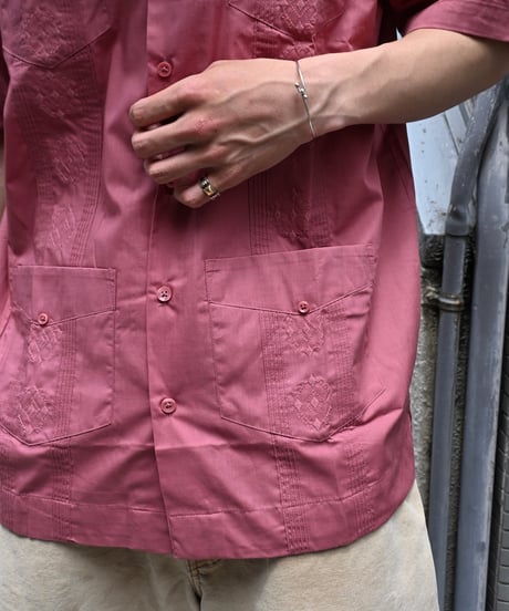 Cubavera Short Sleeve Guayabera Shirt Mauvewood