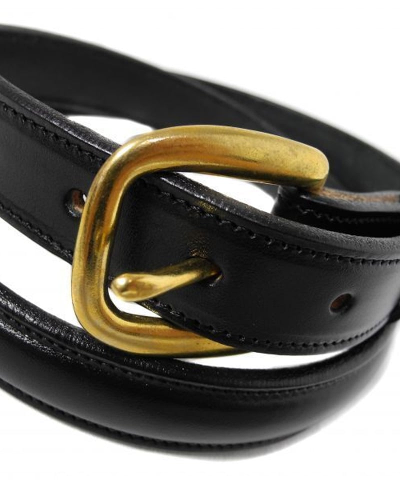Tory Leather Round Raised Belt 2167 Black | COU