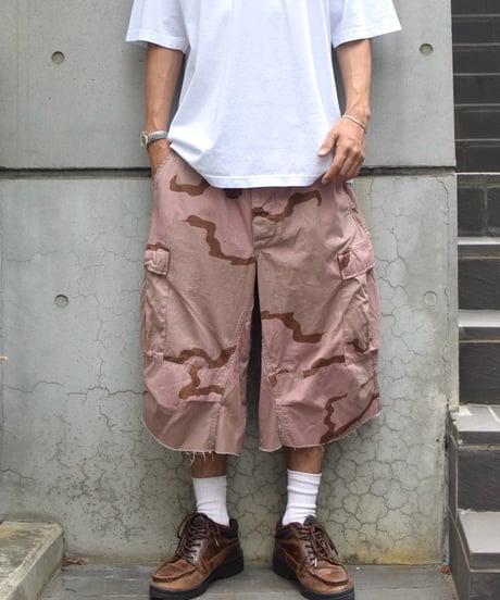 Remake 3C Desert Camo Combat Jorts Quartz Pink