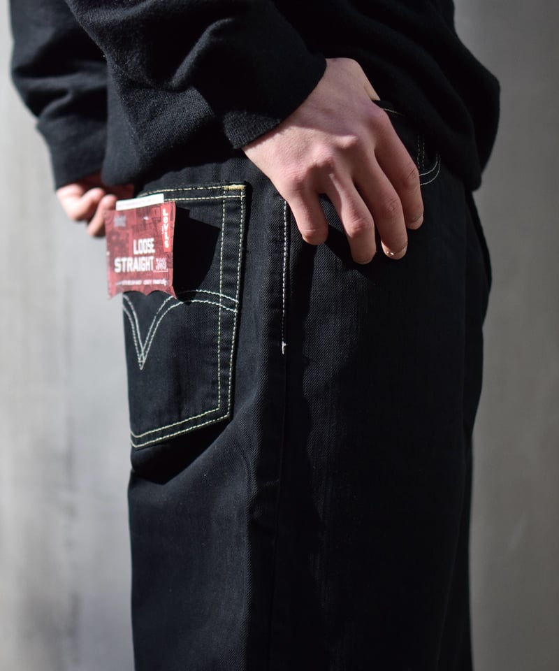 Deadstock Levi's 569 Denim Pants Black Over Dye Deadstock Levi's 569 Denim Pants Black Over Dye