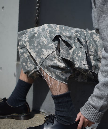 Remake Us Military Ripstop Combat Jorts Digital Camo