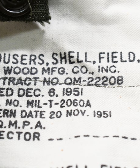 Deadstock Us Army M-51 Field Pants