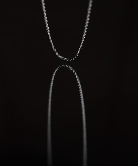 Italian Silver Necklace Screw