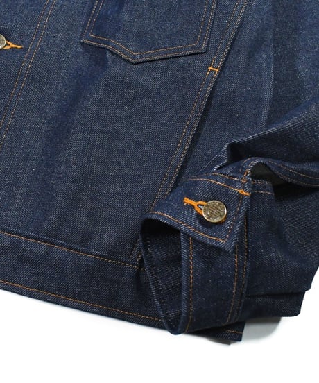 Prison Blues Denim Western Jacket Rigid Blue