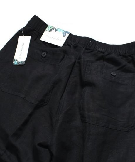 Cubavera Linen Brend Draw String Pants Black
