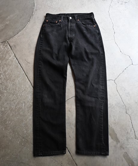 90's Used Levi's 501 Denim Pants Black Made in USA -3