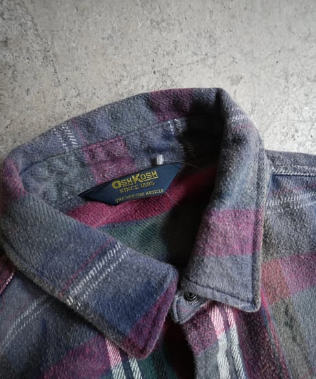 Customized Osh Kosh Heavy Flannel Shirt -5
