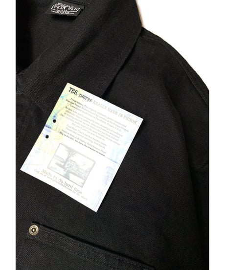Prison Blues Denim Yard Coat Black