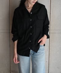 80s Banana Republic Rayon Long Sleeve shirt -9