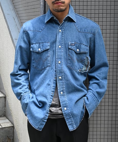 Customized Wrangler Denim Western Shirt - 2