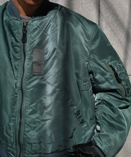 Deadstock Alpha MA-1 Flight Jacket Olive made in USA