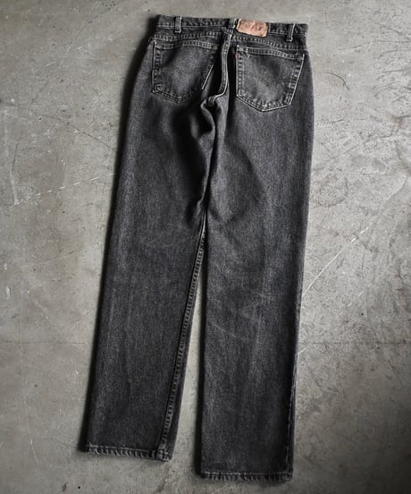 80's Used Levi's 506 Denim Pants Black Made in USA -4