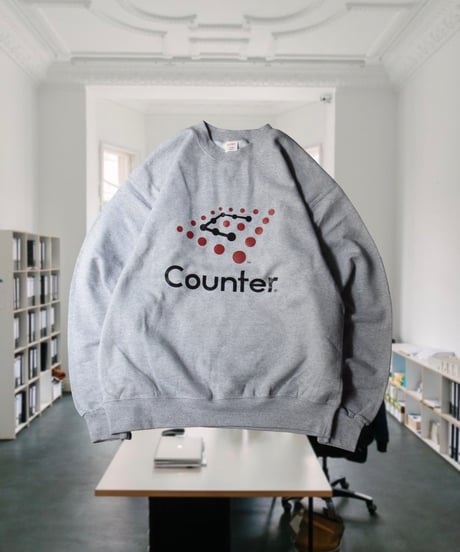 Counter Echomark Dot Crewneck Sweatshirt