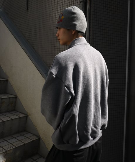 Los Angeles Apparel Track Fleece Zip Up Jacket Heather Grey
