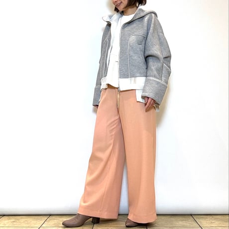 【Lallia Mu／ラリアムー】シアーダンボールフーディー