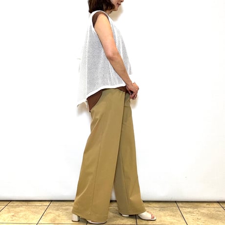 【BRAHMIN／ブラーミン】メッシュニット2WAYジレ