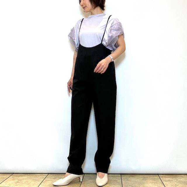 BEATRICE／ベアトリス】細ストラップサロペット | Aimant-エマン