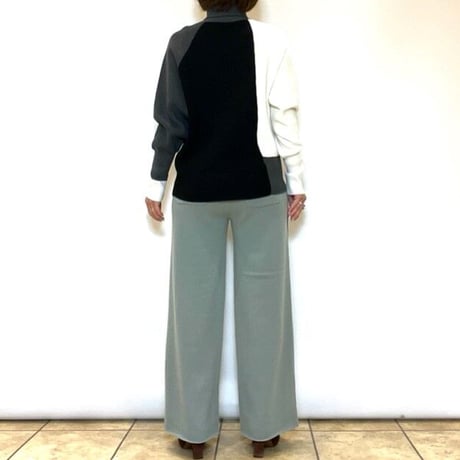 【PLUS PLUS／プラスプラス】カシミヤニットパンツ