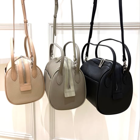 【BRAHMIN／ブラーミン】BEAURE  カウレザー2wayドラム型ミニボストン