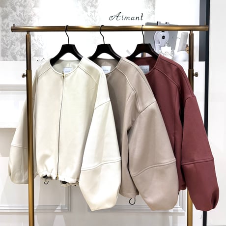 trois　トロア　ダブルジップ　フリル　ジャケット trois トロア ダブルジップ フリル ジャケット - メルカリ