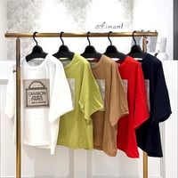 【TULUMB／トゥルム】バッグ刺繍ロゴTシャツ