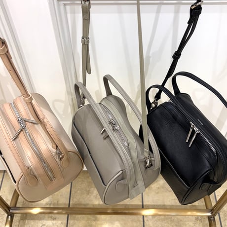 【BRAHMIN／ブラーミン】BEAURE  カウレザー2wayドラム型ミニボストン