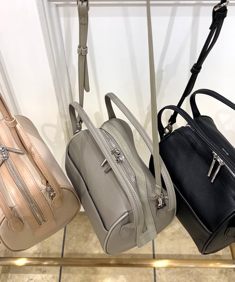 【BRAHMIN／ブラーミン】BEAURE  カウレザー2wayドラム型ミニボストン