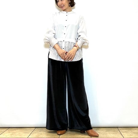 【C’est moijeu／セモワージュ】スノーベロアパンツ
