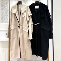 Lallia mu／ラリアムー】アウトポケットデニムサスペンダーパンツ