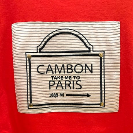 【TULUMB／トゥルム】バッグ刺繍ロゴTシャツ