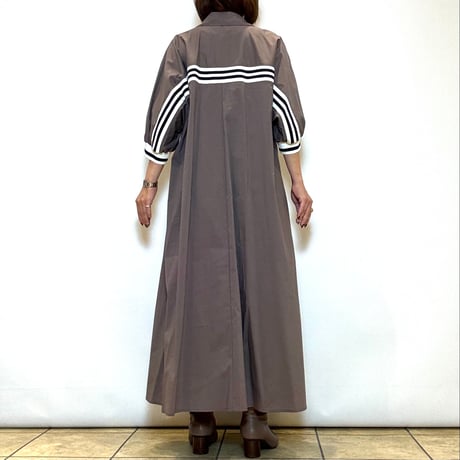 【C‘est moijeu／セモワージュ】 バックラインシャツワンピース