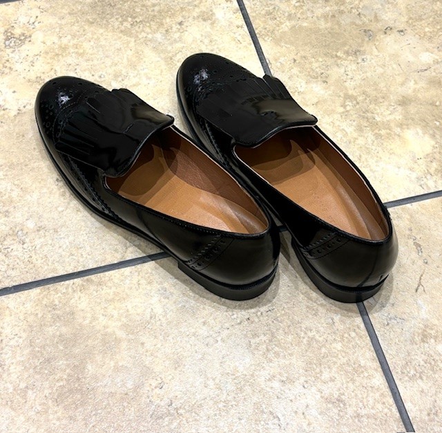 atelier brugge／アトリエブルージュ】キルトメダリオンローファー