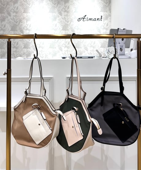 【SAN HIDEAKI MIHARA／サンヒデアキミハラ】鈴型トロンプルイユトートバッグ