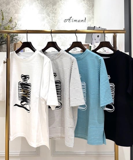 【COOMB／クーム】箔プリントロゴTシャツ