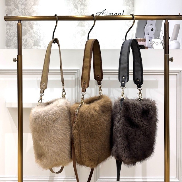 Atelier brugge／アトリエブルージュ】2WAYエコファーバッグ | Aimant