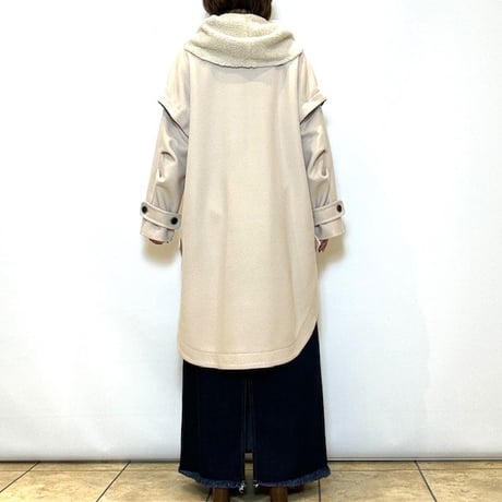 【Lallia mu／ラリアムー】４WAYデタッチコート