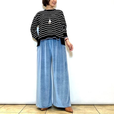 【C’est moijeu／セモワージュ】スノーベロアパンツ