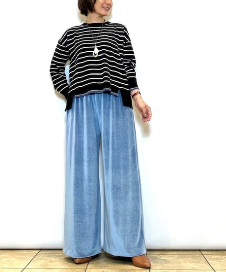 【C’est moijeu／セモワージュ】スノーベロアパンツ