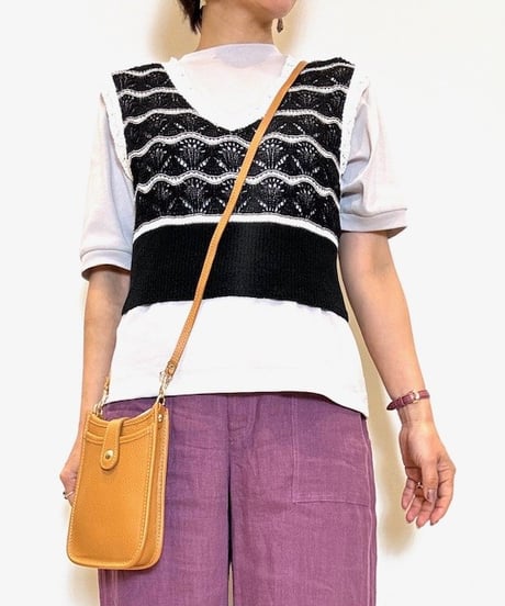 【Brahmin／ブラーミン】レザーミニショルダーバッグ