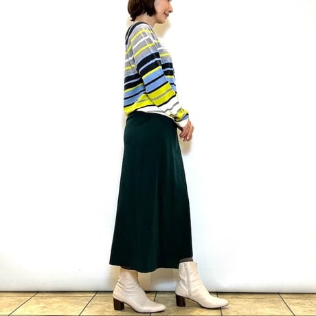 【Brahmin／ブラーミン】裏起毛ラップスカート