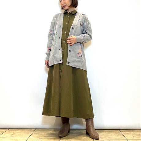 【Brahmin／ブラーミン】エンブロイダリーカーディガン