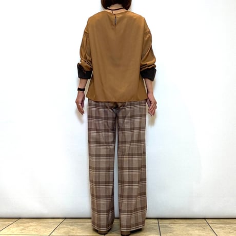 【Brahmin／ブラーミン】ツイードカフスブラウス